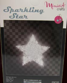 Perlenstick-Set ** Sparkling Star 25x25cm